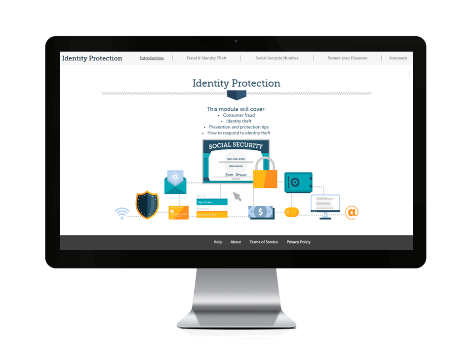 Screenshot of Financial Life Minutes App Fundamentals of Fraud Protection